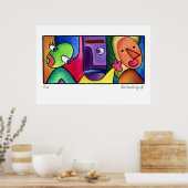 Trio-Poster door Lee Vandergrift Poster (Keuken)