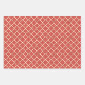 Trio Retro kerstkaarten Inpakpapier Vel (Voorkant 2)