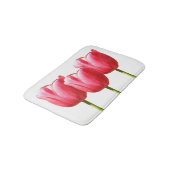Trio Roos Tulips Badmat (Gekanteld)