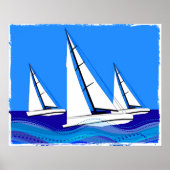 Trio Sailships Poster (Voorkant)
