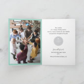 Trio Trees Dove and Holiday Cpure Modern Business Feestdagen Kaart (Binnen)