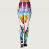 Trio Tulips: Een springen van Springtime Beauty Leggings (Achterkant)