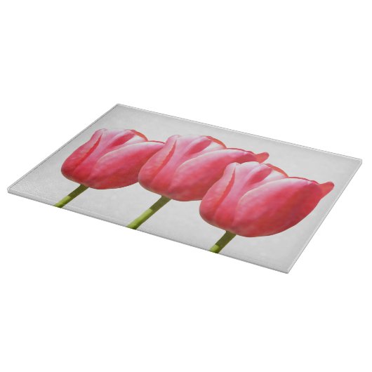 Trio Tulips Snijplank (Hoek)