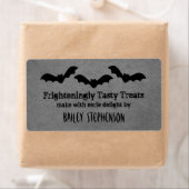 Trio van Baats Halloween Baking Labels, grijs Etiket (Insitu)
