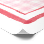 Trio van bijen met bloemen poster (Hoek)