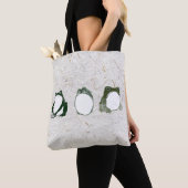 Trio van chagrijnige Japanse kikkers Toads 19e eeu Tote Bag (Dichtbij)