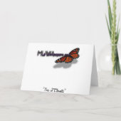 Trio van Clematis Pink en White Spring Vine Bedankkaart (Achterkant)