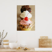Trio van Cupcakes Food Poster (Keuken)