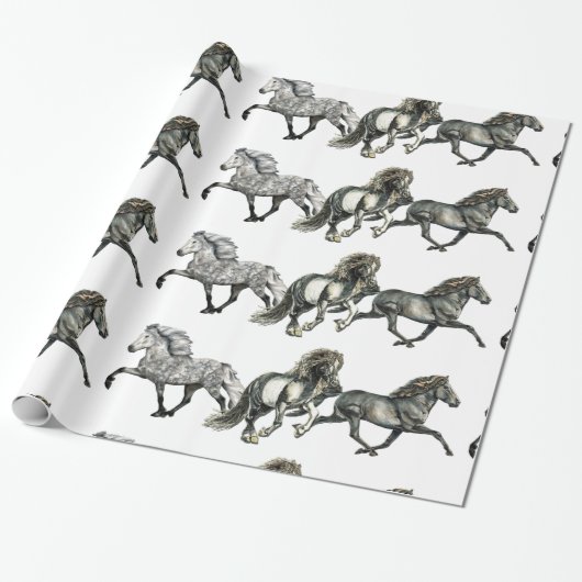 Trio van de IJslandse bevolking Cadeaupapier (Uitgerold)