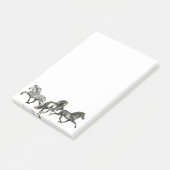 Trio van de IJslandse bevolking Post-it® Notes (Schuin)