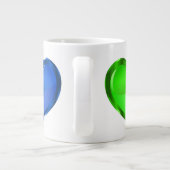 Trio van de rust grote koffiekop (Achterkant)