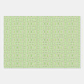 Trio van decoratieve patronen inpakpapier vel (Voorkant 3)