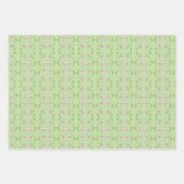 Trio van decoratieve patronen inpakpapier vel (Voorkant 2)
