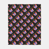 Trio van Firecrackers voor 4 juli Fleece Deken (Voorkant)