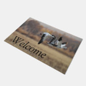 Trio van ganzen deurmat (Schuin)