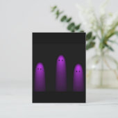 Trio van geesten (Fuschia) Briefkaart (Staand voorkant)