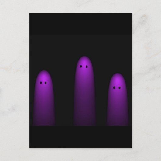 Trio van geesten (Fuschia) Briefkaart (Voorkant)