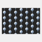 Trio van Golf Ball-Design voor Golfers Inpakpapier Vel (Voorkant 2)