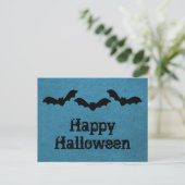 Trio van het Briefkaart van Bats Halloween, donker (Staand voorkant)