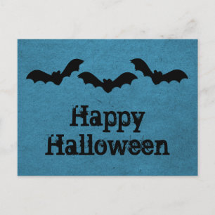 Trio van het Briefkaart van Bats Halloween, donker