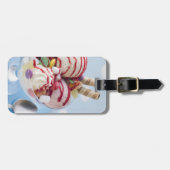 Trio van Ice Cream en Sweet Sundae Bagagelabel (Voorkant horizontaal)