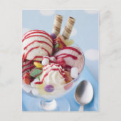 Trio van Ice Cream en Sweet Sundae Briefkaart (Voorkant)