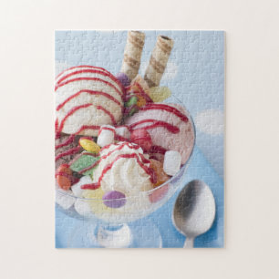 Trio van Ice Cream en Sweet Sundae Legpuzzel