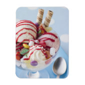Trio van Ice Cream en Sweet Sundae Magneet (Verticaal)