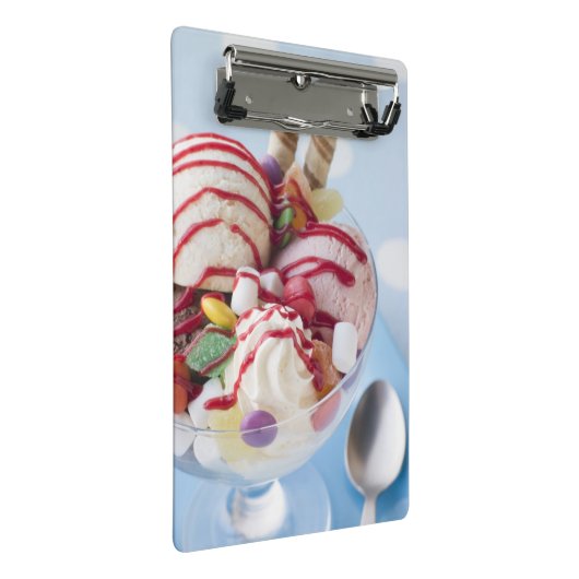 Trio van Ice Cream en Sweet Sundae Mini Klembord (Schuin)