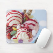 Trio van Ice Cream en Sweet Sundae Muismat (Met muis)