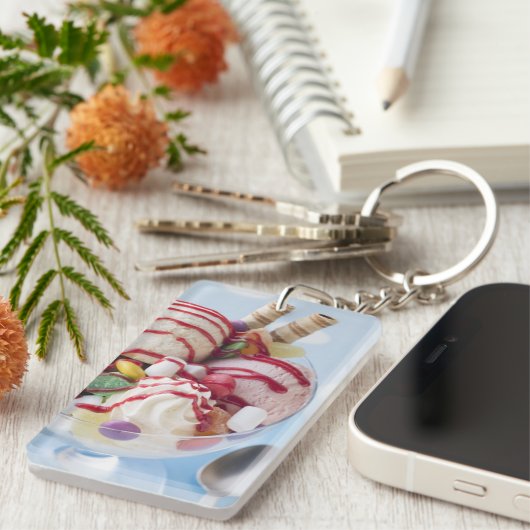 Trio van Ice Cream en Sweet Sundae Sleutelhanger (Voorkant Rechts)