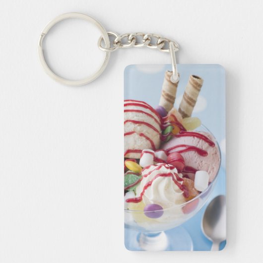 Trio van Ice Cream en Sweet Sundae Sleutelhanger (Voorkant)