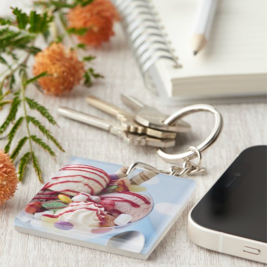 Trio van Ice Cream en Sweet Sundae Sleutelhanger (Voorkant Rechts)