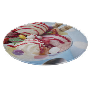 Trio van Ice Cream en Sweet Sundae Snijplank