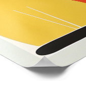 Trio van katten Midden eeuw moderne kunst Poster (Hoek)