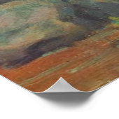 Trio van Lady Amherst's fazant door waterval Poster (Hoek)