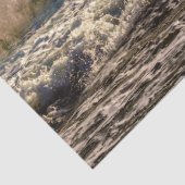 Trio van paarden die op de zon in Surf lopen Tissuepapier (Detail)