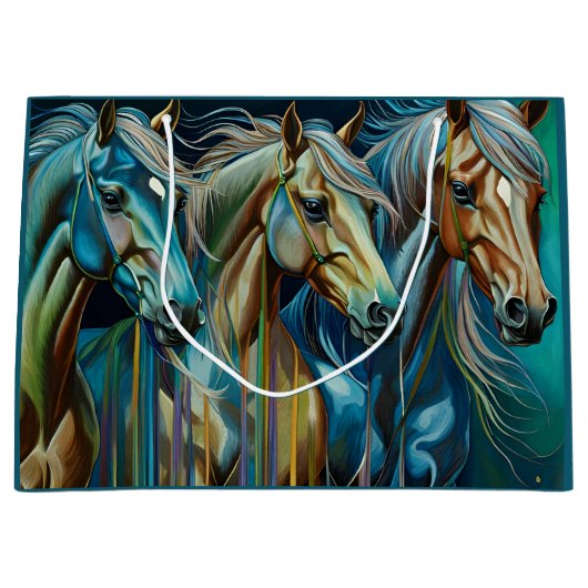 Trio van Paarden Groot Cadeauzakje (Voorkant)