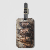 Trio van Paarden Schilderen Bagagelabel (Voorkant (verticaal))