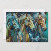 Trio van Paarden Verjaardag (Voorkant)