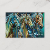 Trio van Paarden Visitekaartje (Voorkant)