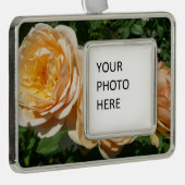 Trio van perzikenvlies verzilverd omlijst ornament (Rechts)