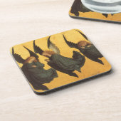 Trio van Renaissance Angels door Master of Housebo Bier Onderzetter (Linkerzijde)