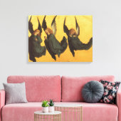 Trio van Renaissance Angels door Master of Housebo Canvas Afdruk (Insitu (Woonkamer))