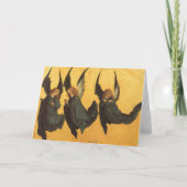 Trio van Renaissance Angels door Master of Housebo Feestdagen Kaart (Voorkant)