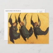 Trio van Renaissance Angels door Master of Housebo Feestdagenkaart (Voorkant / Achterkant)