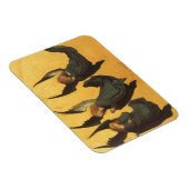 Trio van Renaissance Angels door Master of Housebo Magneet (Rechterzijde)