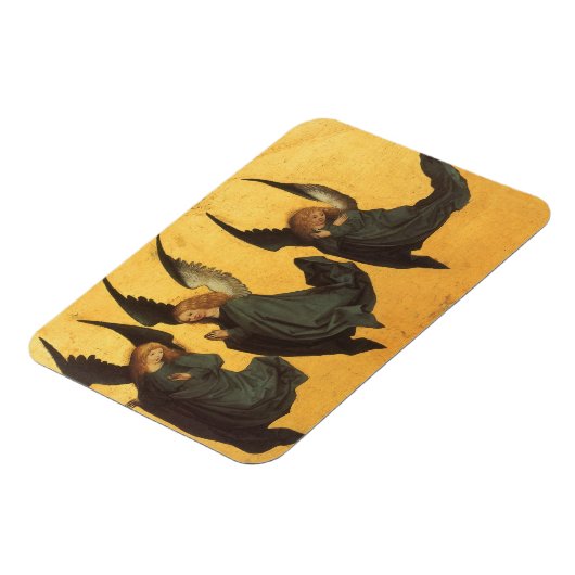 Trio van Renaissance Angels door Master of Housebo Magneet (Linkerzijde)