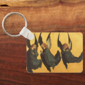 Trio van Renaissance Angels door Master of Housebo Sleutelhanger (Achterkant)