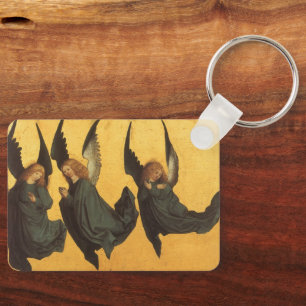 Trio van Renaissance Angels door Master of Housebo Sleutelhanger